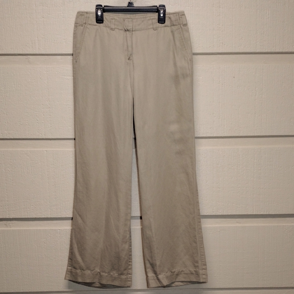 J Crew Linen Blend CityFit Chinos 4